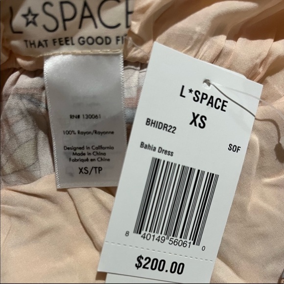 L*Space Printed Bahia Dress XS - Picture 6 of 10